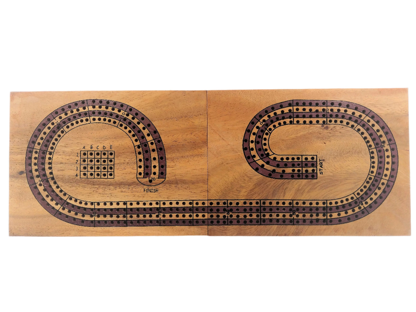 Cribbage Board large folding 4 track (Double)