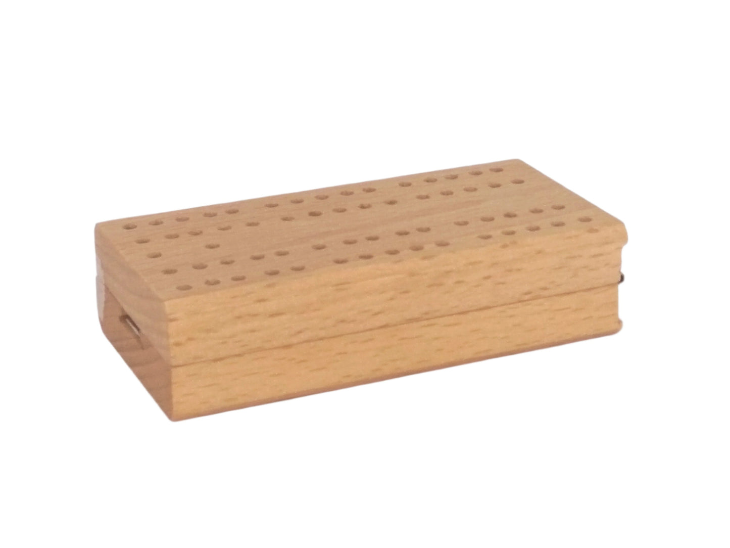 Cribbage board Mini - Travel folding- All wood 2 track