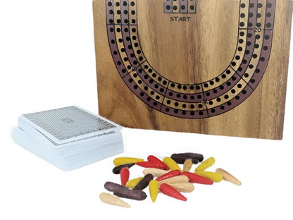 Cribbage Board large folding 4 track (Double)