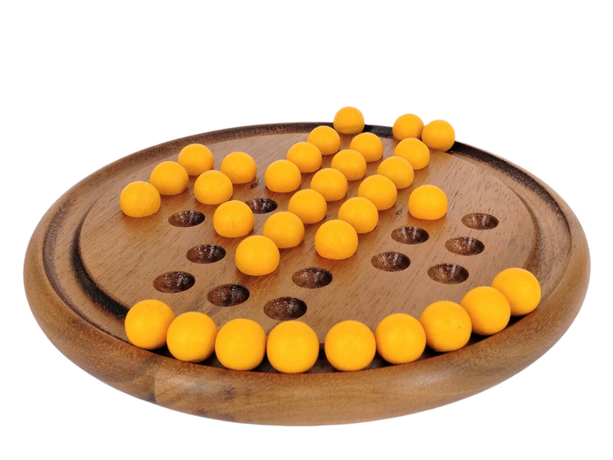Solitare Large Round with coloured balls – Puzzling Puzzles
